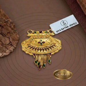 Micro Gold Plated Traditional Temple Mangalsutra for Women | (Art No.28)