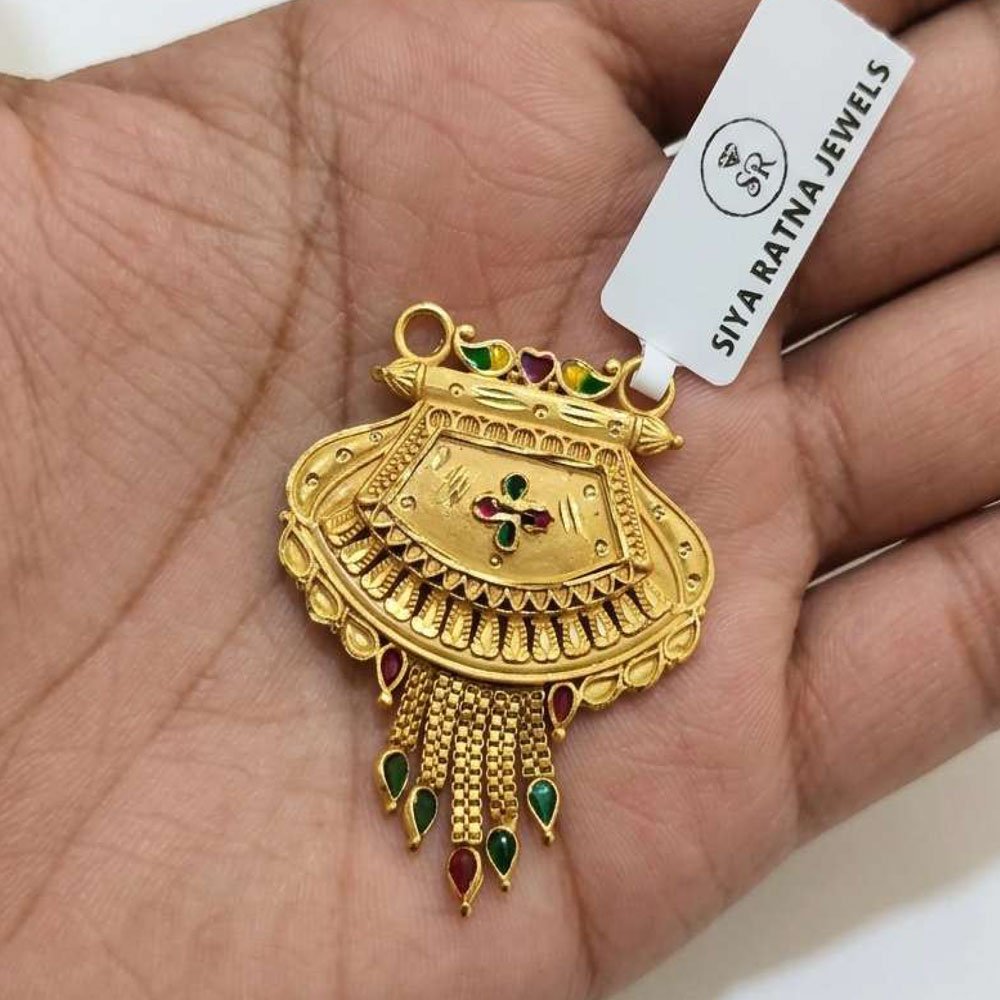 Micro Gold Plated Traditional Temple Mangalsutra for Women | (Art No.28) - Image 4