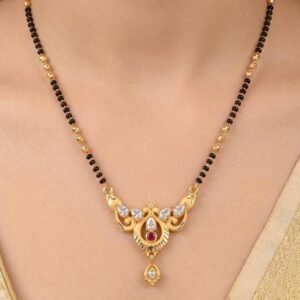 Gold Plated CZ Design Mangalsutra For Women Daily Wear (Art No.18)