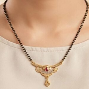 Gold Plated AD Stone Mangalsutra for Women (Art No.173)