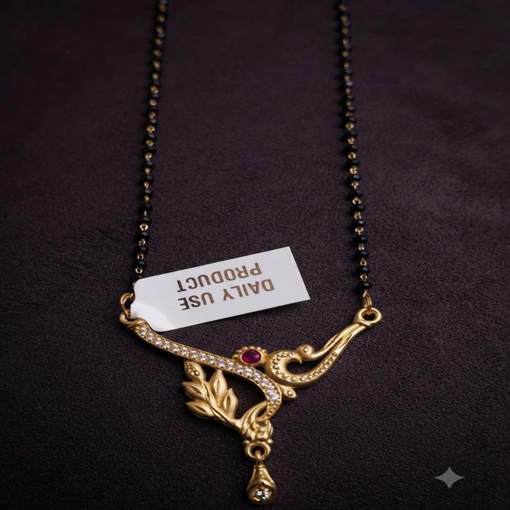 Gold Plated Design Daily Wear Mangalsutra for Women (Art No.176)