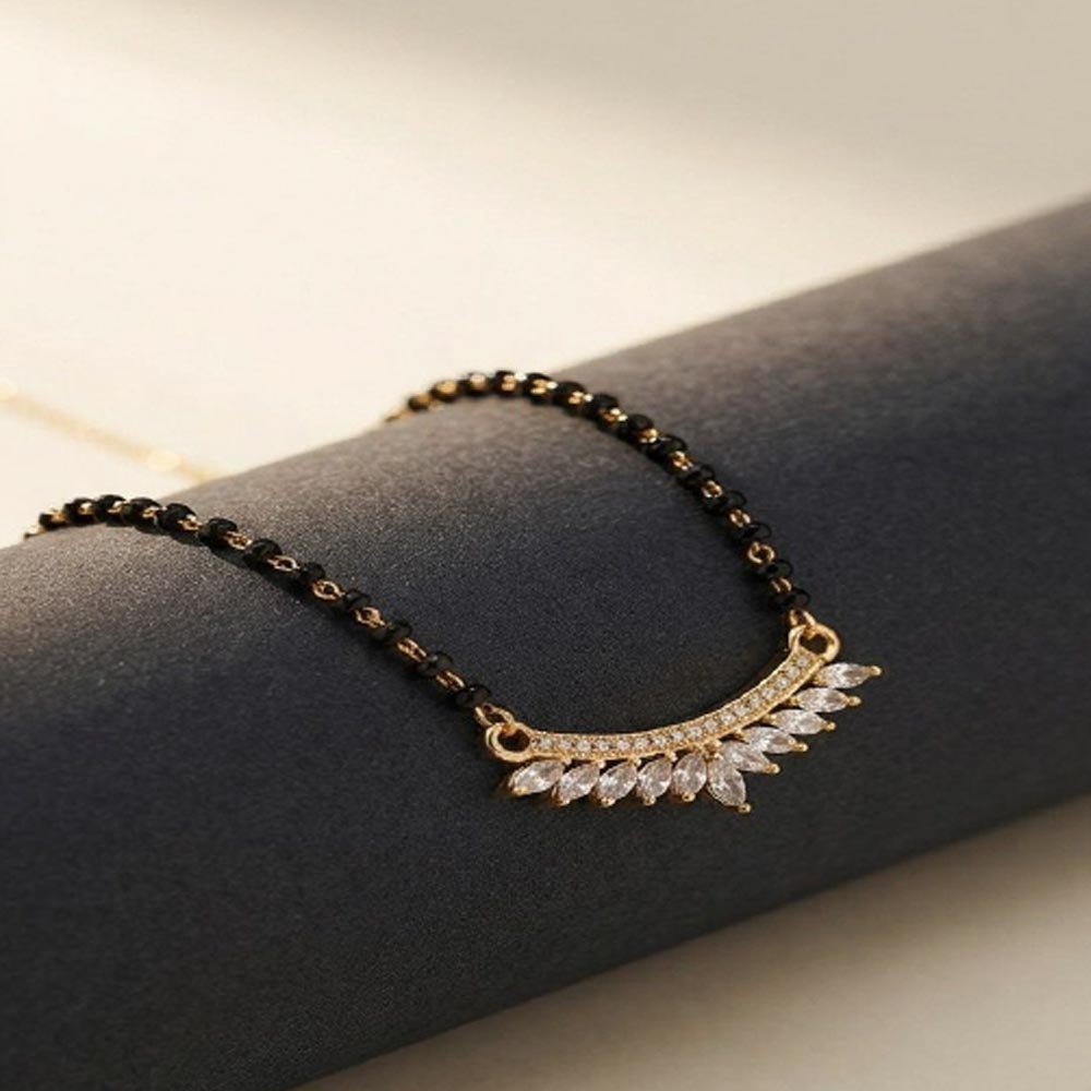 Silver Plated CZ Design Mangalsutra For Women ( Art No. 116) - Image 3