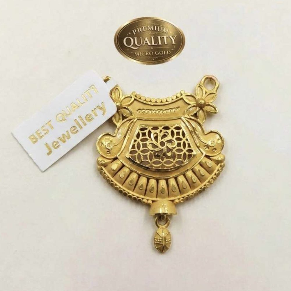 Traditional Gold Plated Temple Pendant for Women (Art No.26) - Image 2