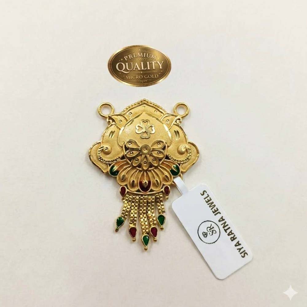 Traditional Gold Plated Pendant for Mangalsutra (Art No. 99) - Image 3