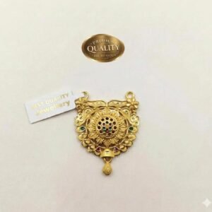 Traditional Gold Plated Round AD Stone Mangalsutra for Women (Art No. 89)