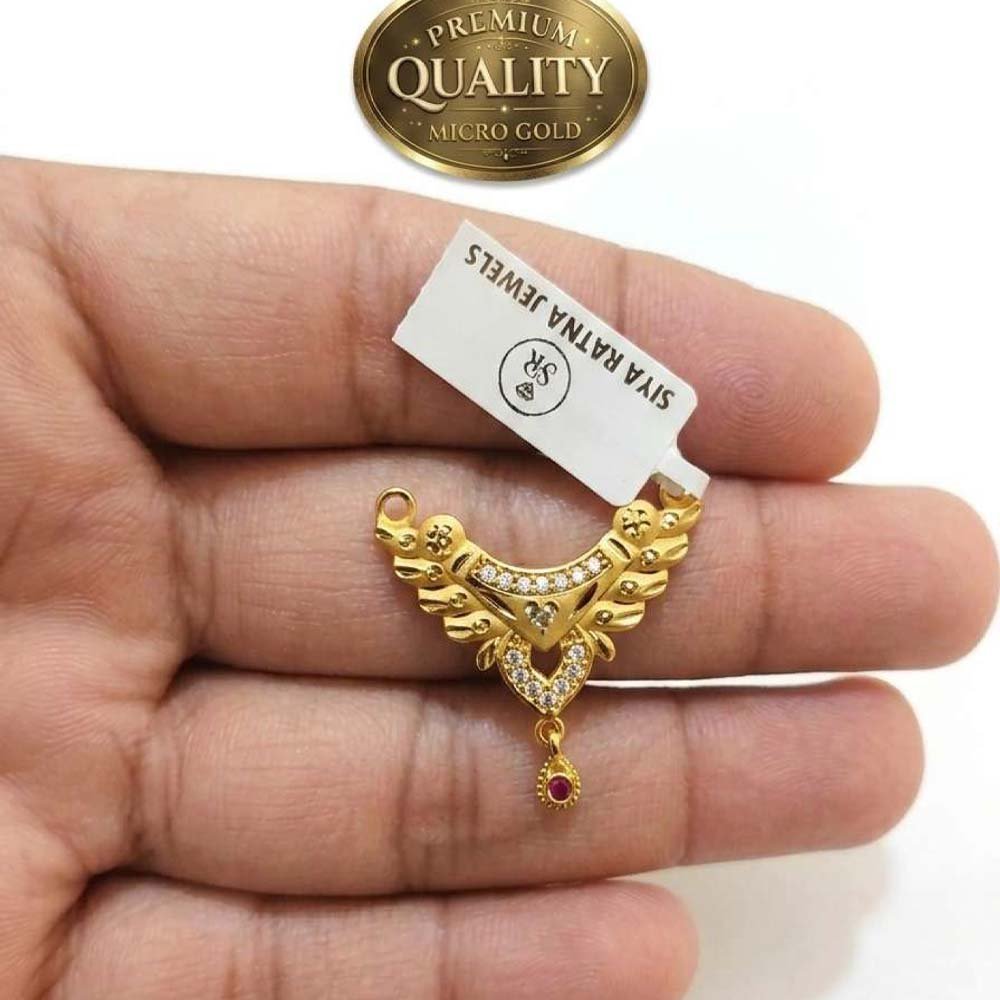 Elegant Gold Plated Mangalsutra Pendant for Women (Art No. 98) - Image 2