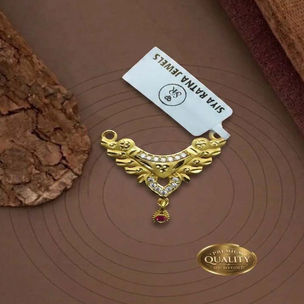 Elegant Gold Plated Mangalsutra Pendant for Women  (Art No. 98)