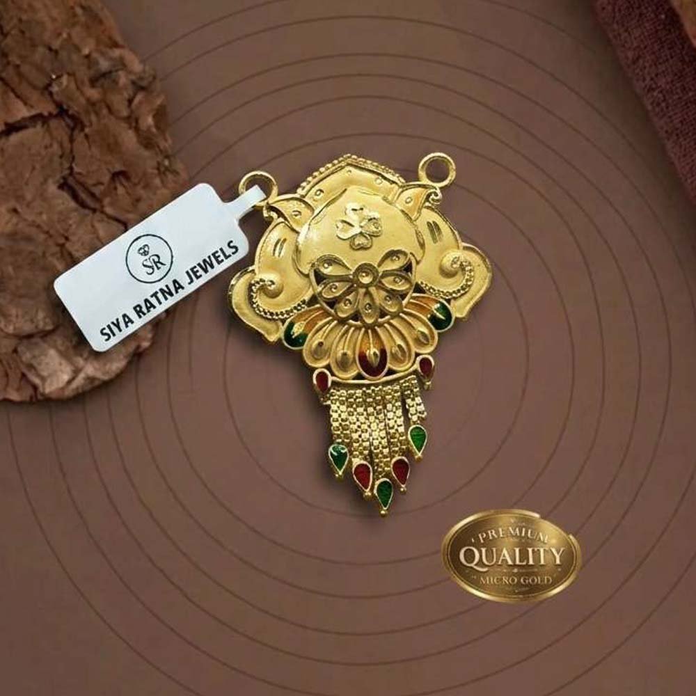 Traditional Gold Plated Pendant for Mangalsutra (Art No. 99)