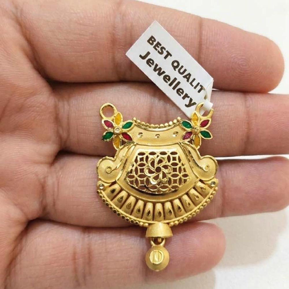 Traditional Gold Plated Floral Mangalsutra for Women (Art No.96) - Image 2