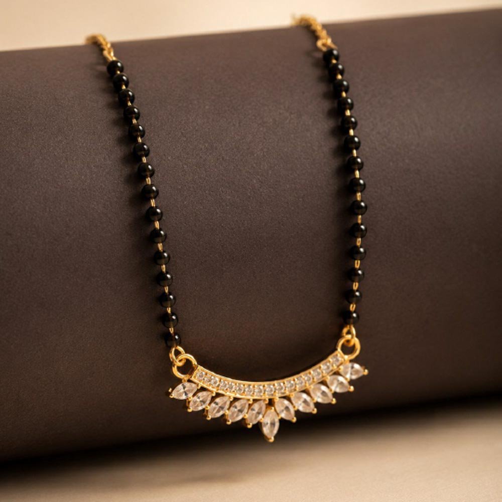Silver Plated CZ Design Mangalsutra For Women ( Art No. 116) - Image 4