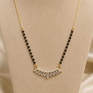 Silver Plated CZ Design Mangalsutra For Women ( Art No. 116)