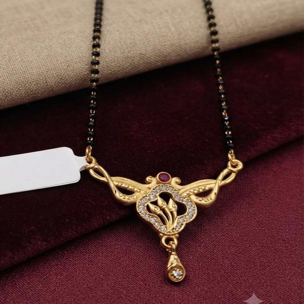 Gold Plated Daily Wear AD Mangalsutra for Women ( Art No. 170)