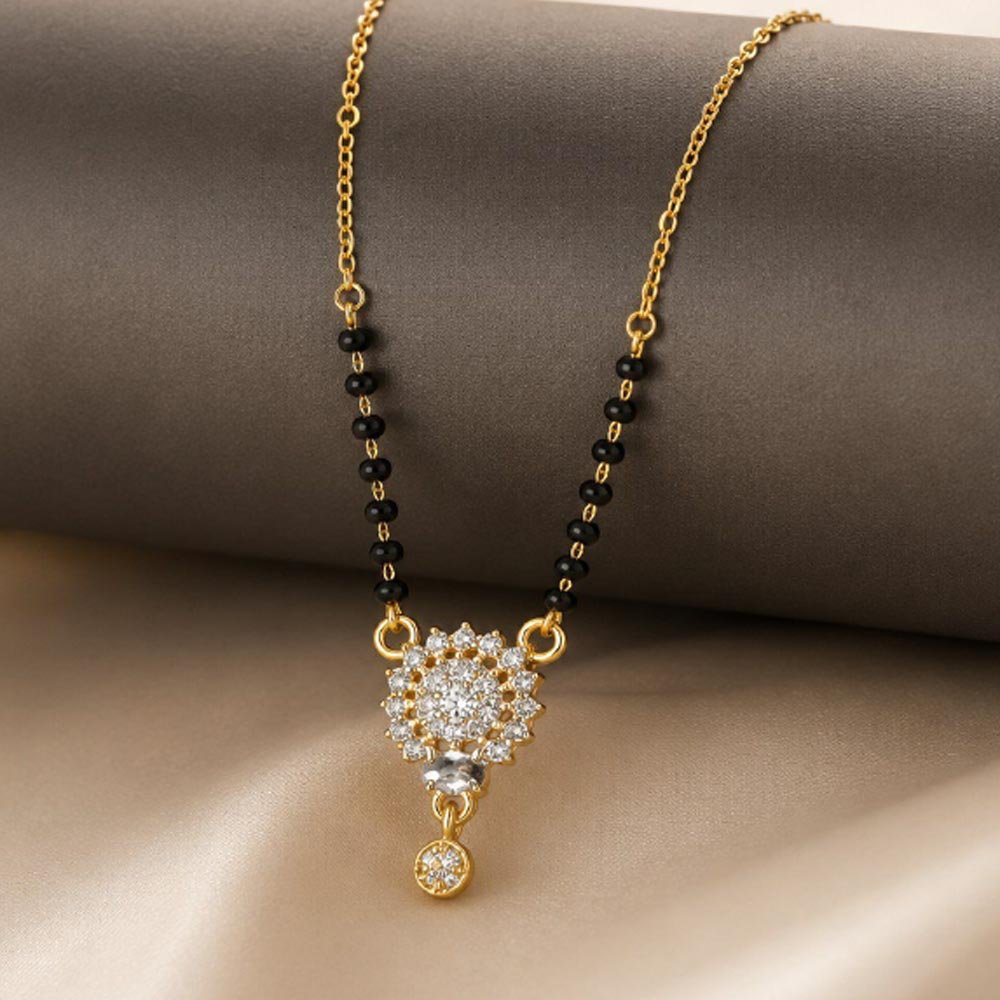 Silver Plated AD Stone Mangalsutra For Women (Art No. 115) - Image 2
