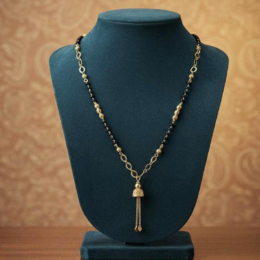 Gold Plated Long Tassel Mangalsutra Necklace For Women(Art No. 136)