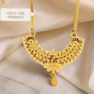 Traditional Gold Plated Peacock Design Necklace (Art No. 345)