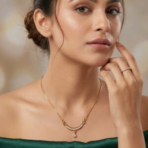 Traditional Gold Plated Necklace With Ring (Art No.255)