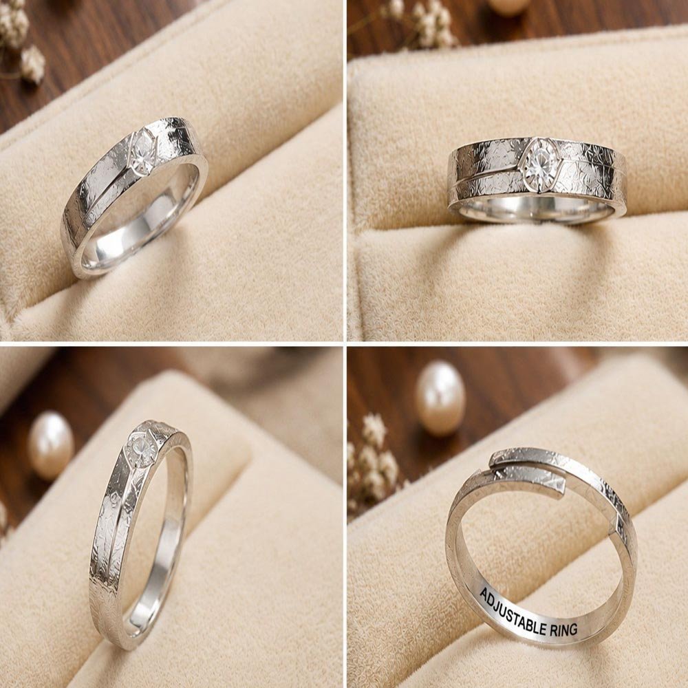 Silver Plated Engraved Band Ring (Art No. 290) - Image 3