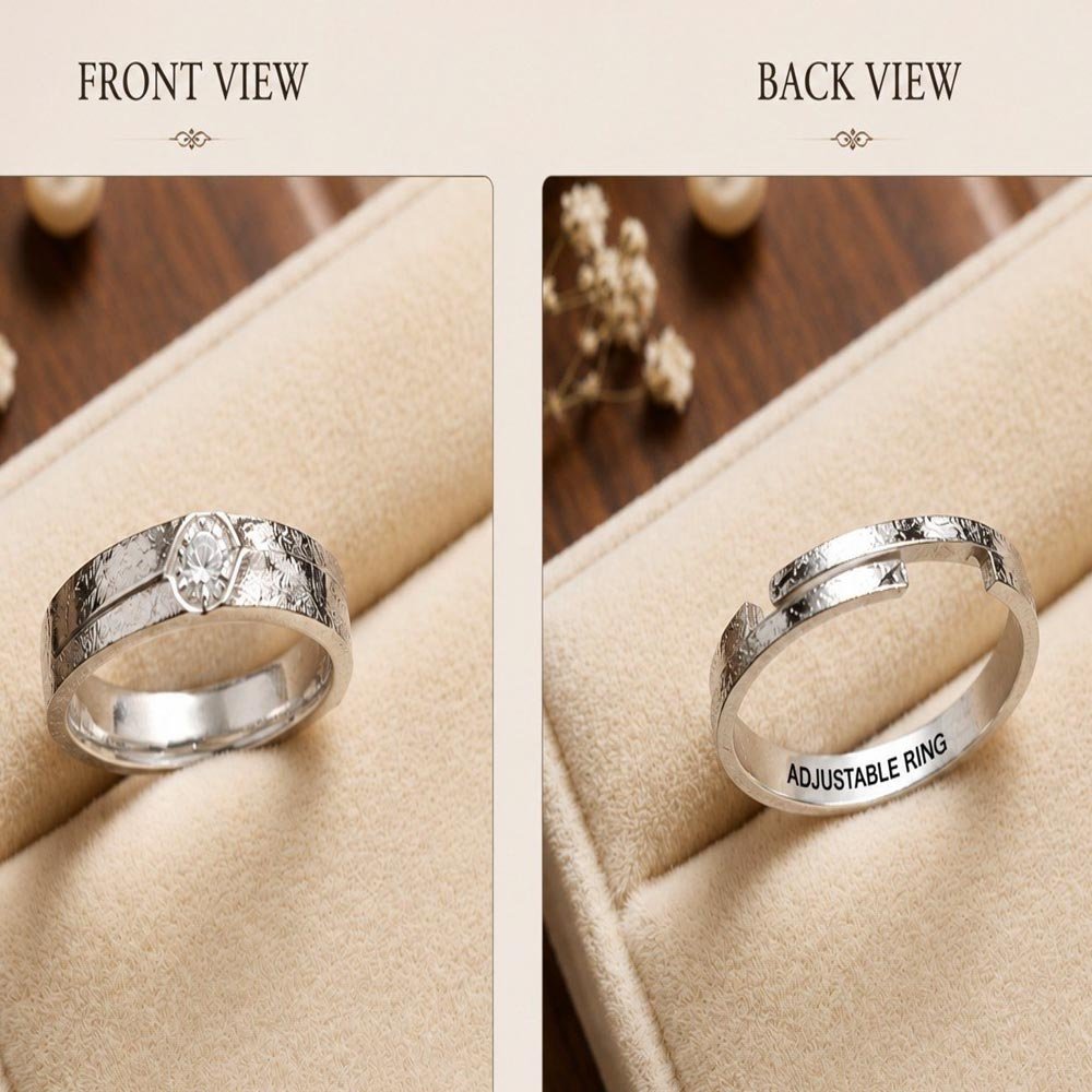 Silver Plated Engraved Band Ring (Art No. 290) - Image 4