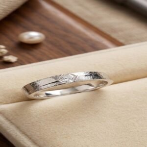 Silver Plated Engraved Band Ring (Art No. 290)